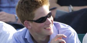 The younger Prince Harry,seen here at the polo in 2002,was known for his partying ways.