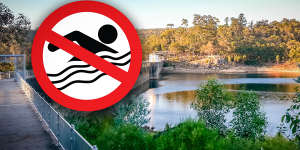 Swimming and other recreational activities are prohibited at Mundaring Weir.