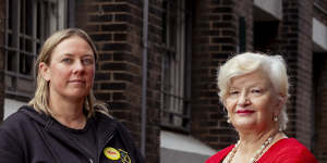 Teachers Penelope Coleman and Rosina Grieves in Sydney.
