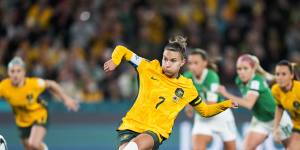 Steph Catley’s penalty proved the difference between the Matildas and Ireland in their World Cup opener.