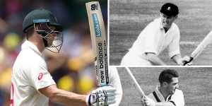Changes in technology mean Steve Smith,Graeme Pollock and Neil Harvey all played with vastly different bats. 