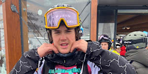 Pantxo Wall,a Surf Coast Secondary College student and Olympic snowboard hopeful.