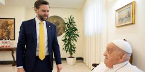 Pope Francis had a brief private meeting with US Vice President J.D. Vance on Sunday.