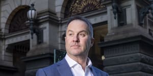 City of Melbourne chief executive Justin Haney. 