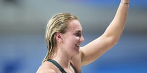 Ariarne Titmus stamped her class over the Commonwealth pool but a new and dangerous rival has emerged.