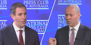 Josh Frydenberg and Jim Chalmers clashed over inflation at this week’s debate at the National Press Club.