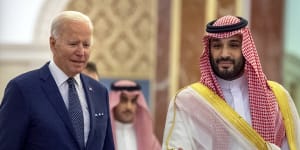 ‘He was’:Biden tells Saudi prince who was responsible for Khashoggi’s murder