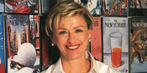 Tina Brown,in the offices of The New Yorker in May 1998.