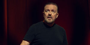 Ricky Gervais in Armageddon. 