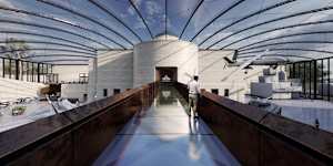 An artist's impression of the expanded Australian War Memorial. 