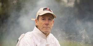 Melbourne beekeeper Rob Kerr.