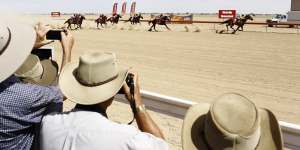 Race two at the Birdsville Cup.