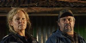 Leah Purcell and Aaron Pederson in High Country.