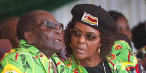 Grace Mugabe accused of smuggling ivory,gold,diamonds from Zimbabwe