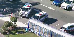 A teenage boy has been stabbed at a school in Brisbane.