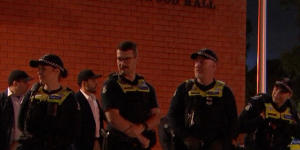 Police were deployed to Monash University’s Clayton campus on Monday night when a protest was planned.