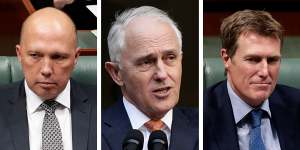 'The proposition is nonsense':Turnbull hits back at Christian Porter in leadership row