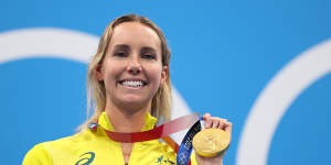Emma McKeon claimed a gold medal in the Tokyo Olympics’ 100m freestyle final.