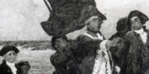 Captain James Cook's Botany Bay landing.