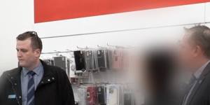 A mobile phone store manager was charged for allegedly fradulent use of SIM cards.