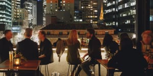 Take in the views from Bomba Bar,high above Melbourne’s CDB.