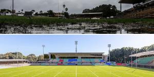 Leichhardt Oval - now,and after the proposed upgrade. 