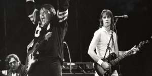 Todd Rundgren on stage with Meat Loaf in 1982:“Australians didn’t register his long slide into ... whatever that was.”