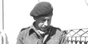 Filing from the front:Roderick Macdonald,31,wearing the beret awarded to him by British airborne troops.