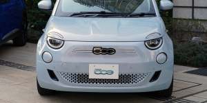 The Fiat 500e will arrive with a 320-kilometre range and overseas versions promise to accelerate from zero to 100km/h in nine seconds.