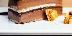 The wickedly decadent honeycomb and chocolate delice.