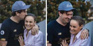 “Future Husband”:Ash Barty announced her engagement to partner Garry Kissick on Instagram.