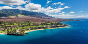 Kaanapali Resort area,Hawaii.