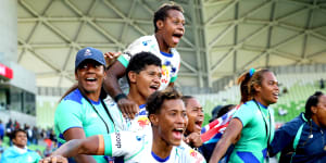 The Fijiana have claimed their maiden Super W title in their first season of professional rugby.