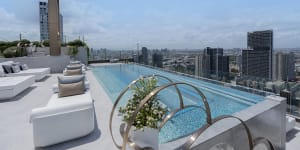The rooftop pool - a high-rise favourite.