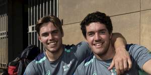 Mates and rivals:The Randwick duo leading the Junior Wallabies