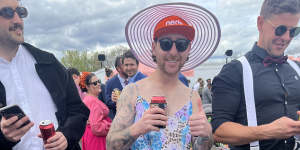 Bright colours and happy punters:More winners than losers at this year’s Caulfield Cup