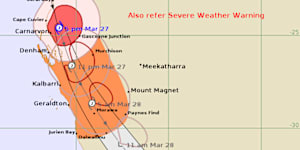 The latest track map as of 5pm on Friday.