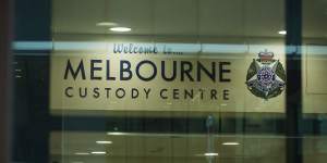 The Melbourne Custody Centre on Lonsdale Street,below the Melbourne Magistrates’ Court.