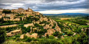 The striking hilltop town of Gordes in Provence,France. 