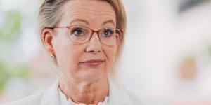 Sussan Ley at a short press conference on Friday