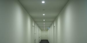 The hallway of death. One woman contributed this photo to an academic study by Dr Fiona Andrews of family living in apartments.