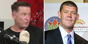Karl Stefanovic and James Packer.