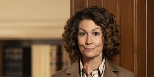 Kitty Flanagan as Helen Tudor-Fisk in the surprise global hit Fisk.