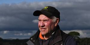 Victorian potato farmer Tony Toohey fears being short-changed by the Western Renewables Link project,which will cut across his property.