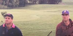 Warne and Berry play a round at Mottram Hall,or was it Tytherington?