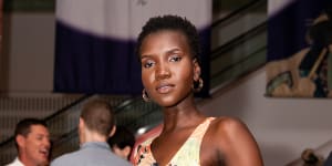 Model Nyaluak Leth is one of a number of Australian models boycotting Melbourne Fashion Week this year. 