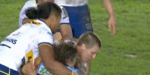 Days after warning clubs,NRL lets another cannonball tackler off with fine