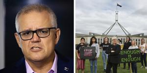 Prime Minister Scott Morrison has issued an open invitation for a delegation from the Women’s March 4 Justice to meet with him in Canberra but has refused to address Monday’s planned rally in person. 