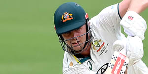 Cameron Green has looked more like he’s trying not to get out,according to Greg Chappell.