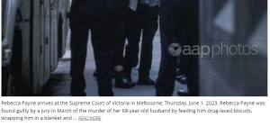 Rebecca Payne arrives at the Supreme Court of Victoria On Thursday.